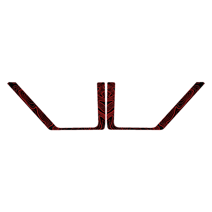 Topo Front Door Net Trim Overlay Kit (Printed Series) - 2021+ Bronco - Speedlogix