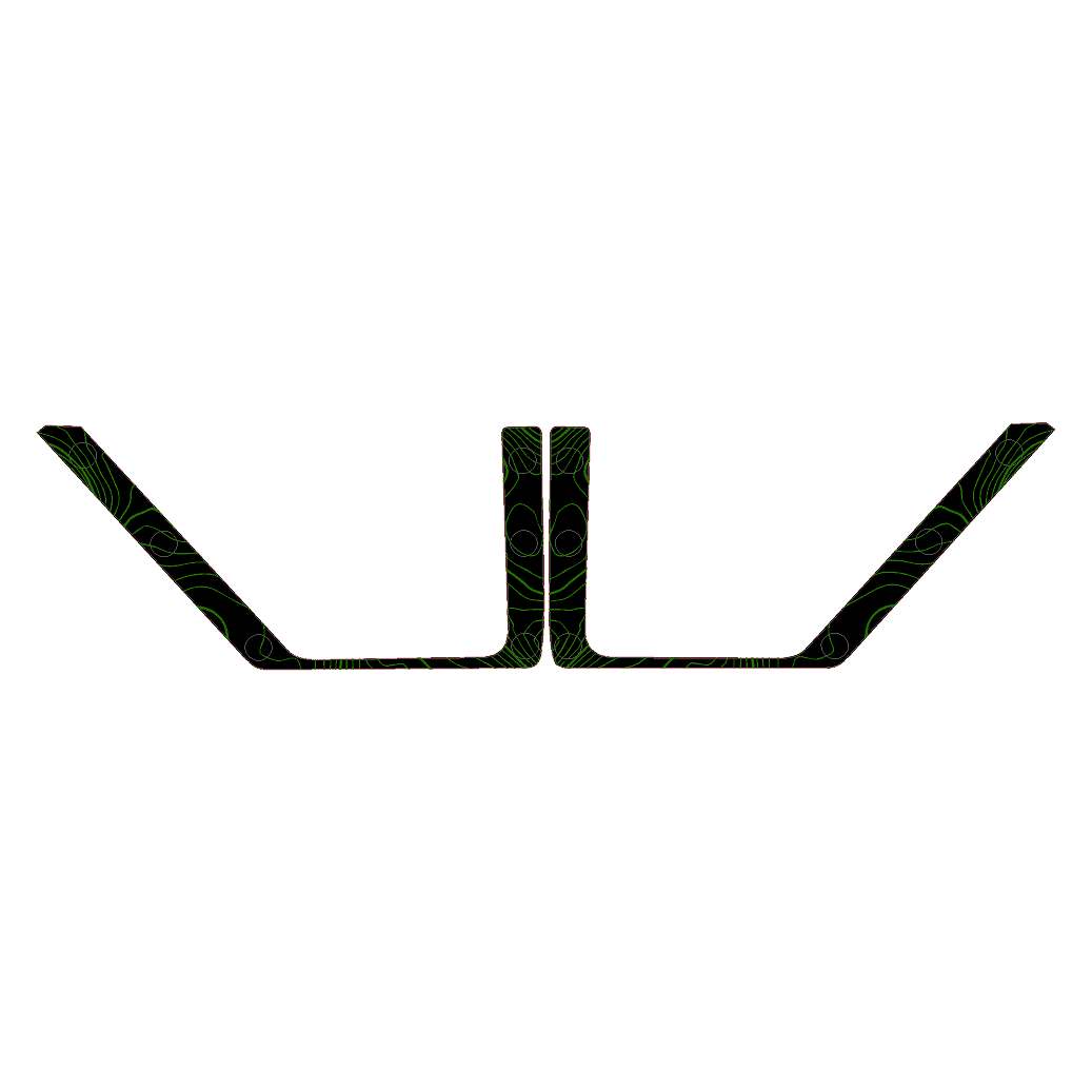 Topo Front Door Net Trim Overlay Kit (Printed Series) - 2021+ Bronco - Speedlogix