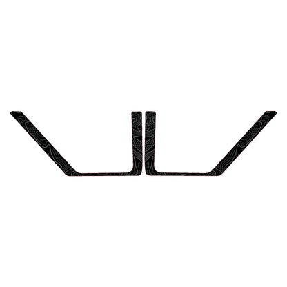 Topo Front Door Net Trim Overlay Kit (Printed Series) - 2021+ Bronco - Speedlogix