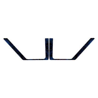 Topo Front Door Net Trim Overlay Kit (Printed Series) - 2021+ Bronco - Speedlogix