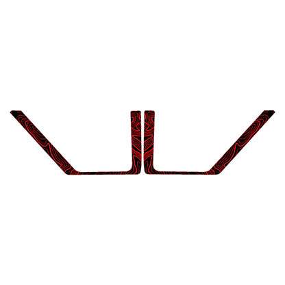 Topo Front Door Net Trim Overlay Kit (Printed Series) - 2021+ Bronco - Speedlogix