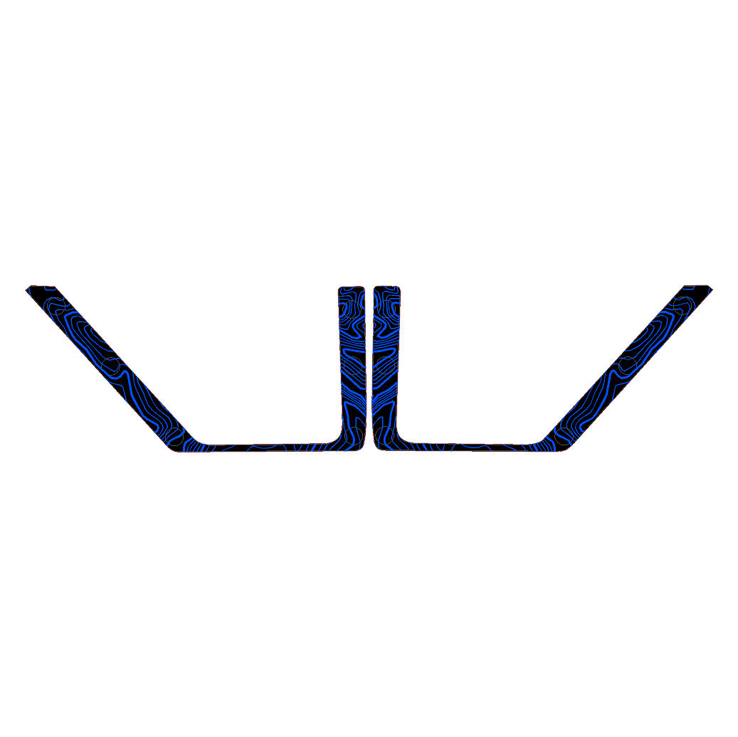 Topo Front Door Net Trim Overlay Kit (Printed Series) - 2021+ Bronco - Speedlogix