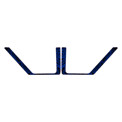 Topo Front Door Net Trim Overlay Kit (Printed Series) - 2021+ Bronco - Speedlogix