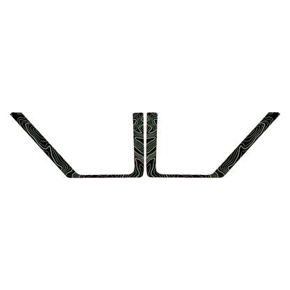 Topo Front Door Net Trim Overlay Kit (Printed Series) - 2021+ Bronco - Speedlogix