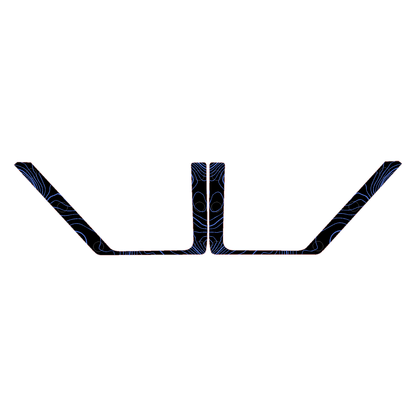 Topo Front Door Net Trim Overlay Kit (Printed Series) - 2021+ Bronco - Speedlogix