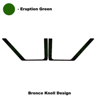 Topo Front Door Net Trim Overlay Kit (Printed Series) - 2021+ Bronco - Speedlogix