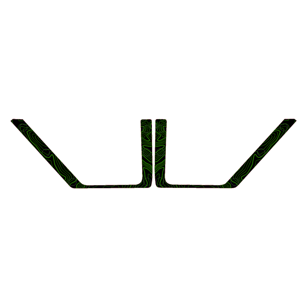 Topo Front Door Net Trim Overlay Kit (Printed Series) - 2021+ Bronco - Speedlogix