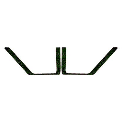 Topo Front Door Net Trim Overlay Kit (Printed Series) - 2021+ Bronco - Speedlogix