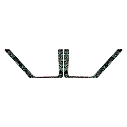 Topo Front Door Net Trim Overlay Kit (Printed Series) - 2021+ Bronco - Speedlogix