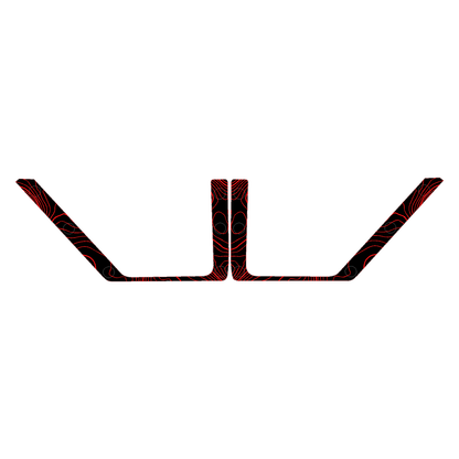 Topo Front Door Net Trim Overlay Kit (Printed Series) - 2021+ Bronco - Speedlogix