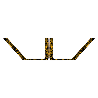 Topo Front Door Net Trim Overlay Kit (Printed Series) - 2021+ Bronco - Speedlogix