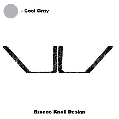 Topo Front Door Net Trim Overlay Kit (Printed Series) - 2021+ Bronco - Speedlogix