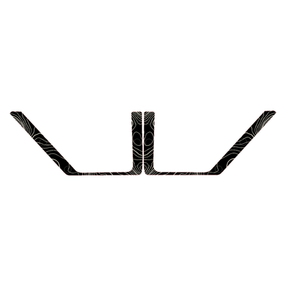 Topo Front Door Net Trim Overlay Kit (Printed Series) - 2021+ Bronco - Speedlogix