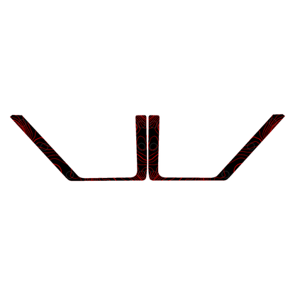 Topo Front Door Net Trim Overlay Kit (Printed Series) - 2021+ Bronco - Speedlogix