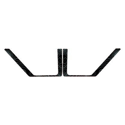 Topo Front Door Net Trim Overlay Kit (Printed Series) - 2021+ Bronco - Speedlogix