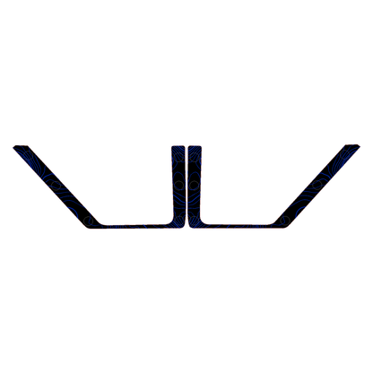 Topo Front Door Net Trim Overlay Kit (Printed Series) - 2021+ Bronco - Speedlogix