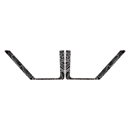 Topo Front Door Net Trim Overlay Kit (Printed Series) - 2021+ Bronco - Speedlogix