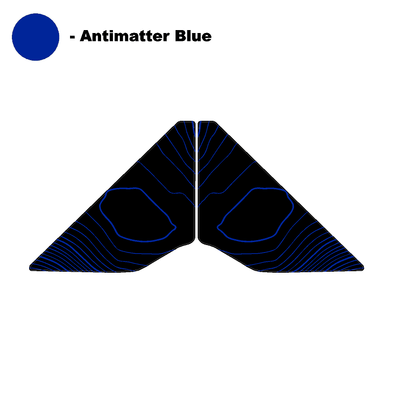 Topo Front Window Triangle Overlay (Printed Series) - 2021+ Bronco 4 Door - Speedlogix