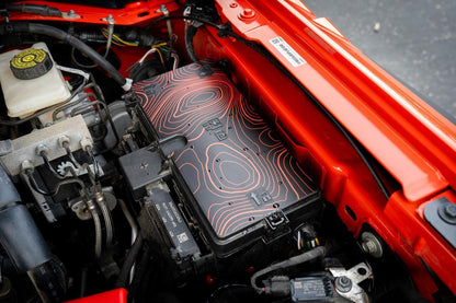 Topo Fuse Box Cover Overlay - 2021+ Bronco / 2024+ Ranger - Speedlogix