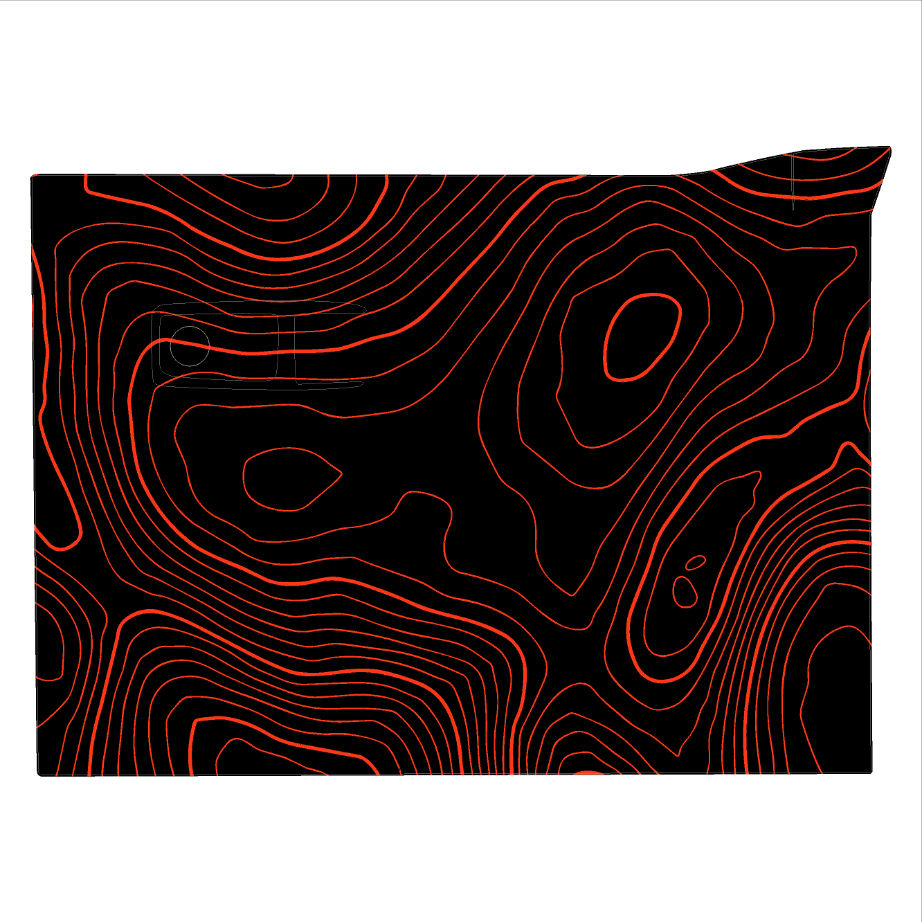 Topo Glovebox Overlay Kit (Printed Series) - 2021+ Bronco - Speedlogix