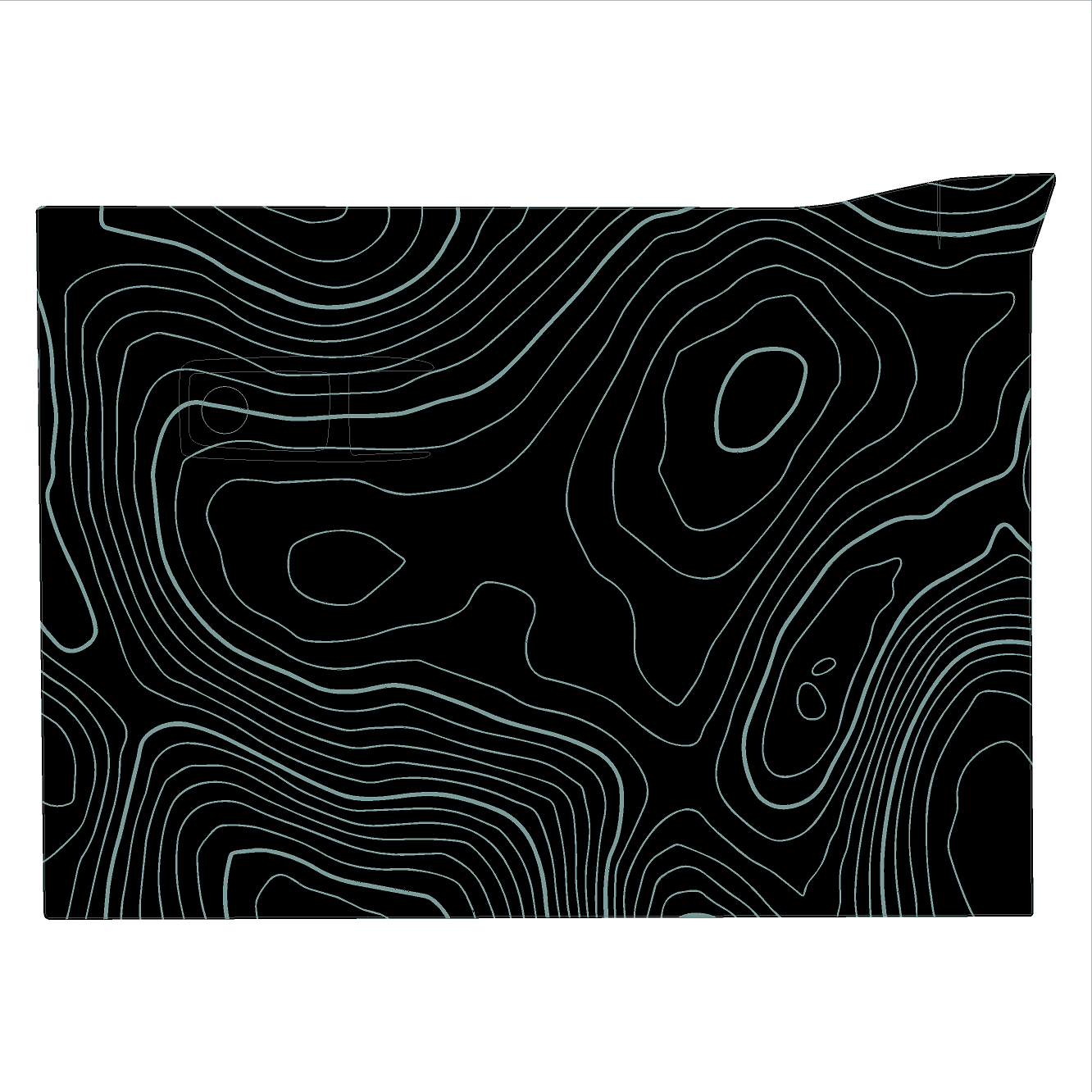 Topo Glovebox Overlay Kit (Printed Series) - 2021+ Bronco - Speedlogix