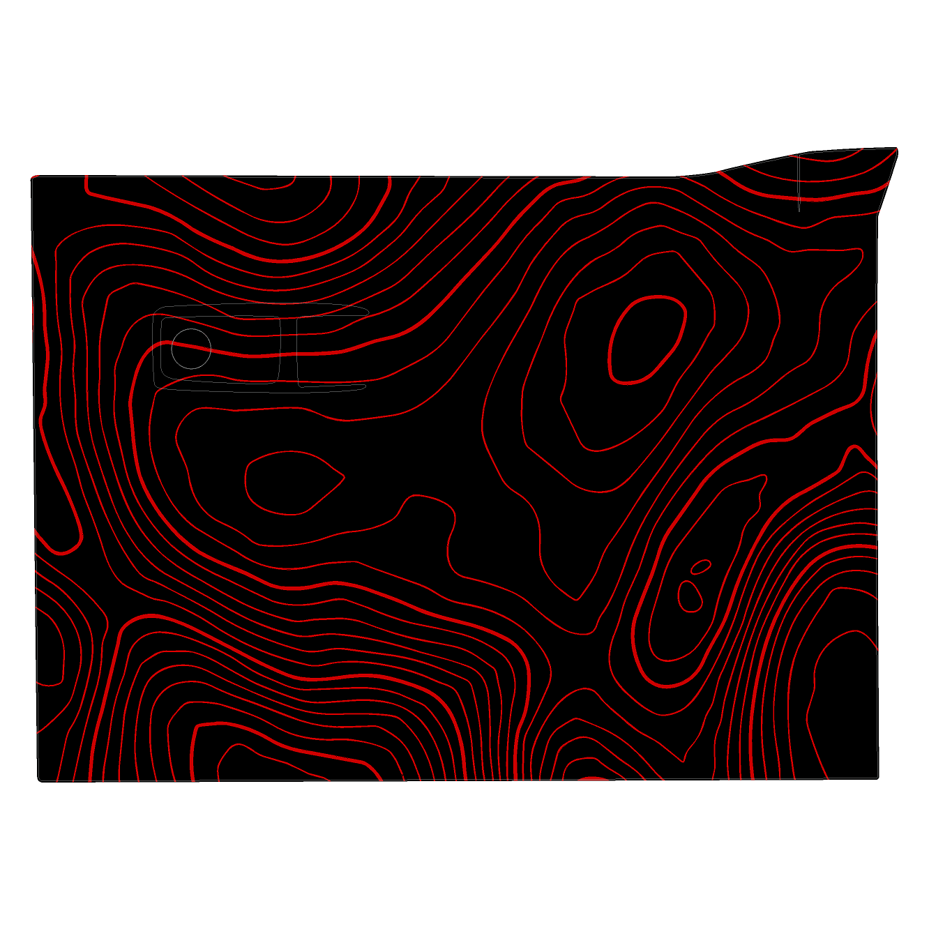 Topo Glovebox Overlay Kit (Printed Series) - 2021+ Bronco - Speedlogix