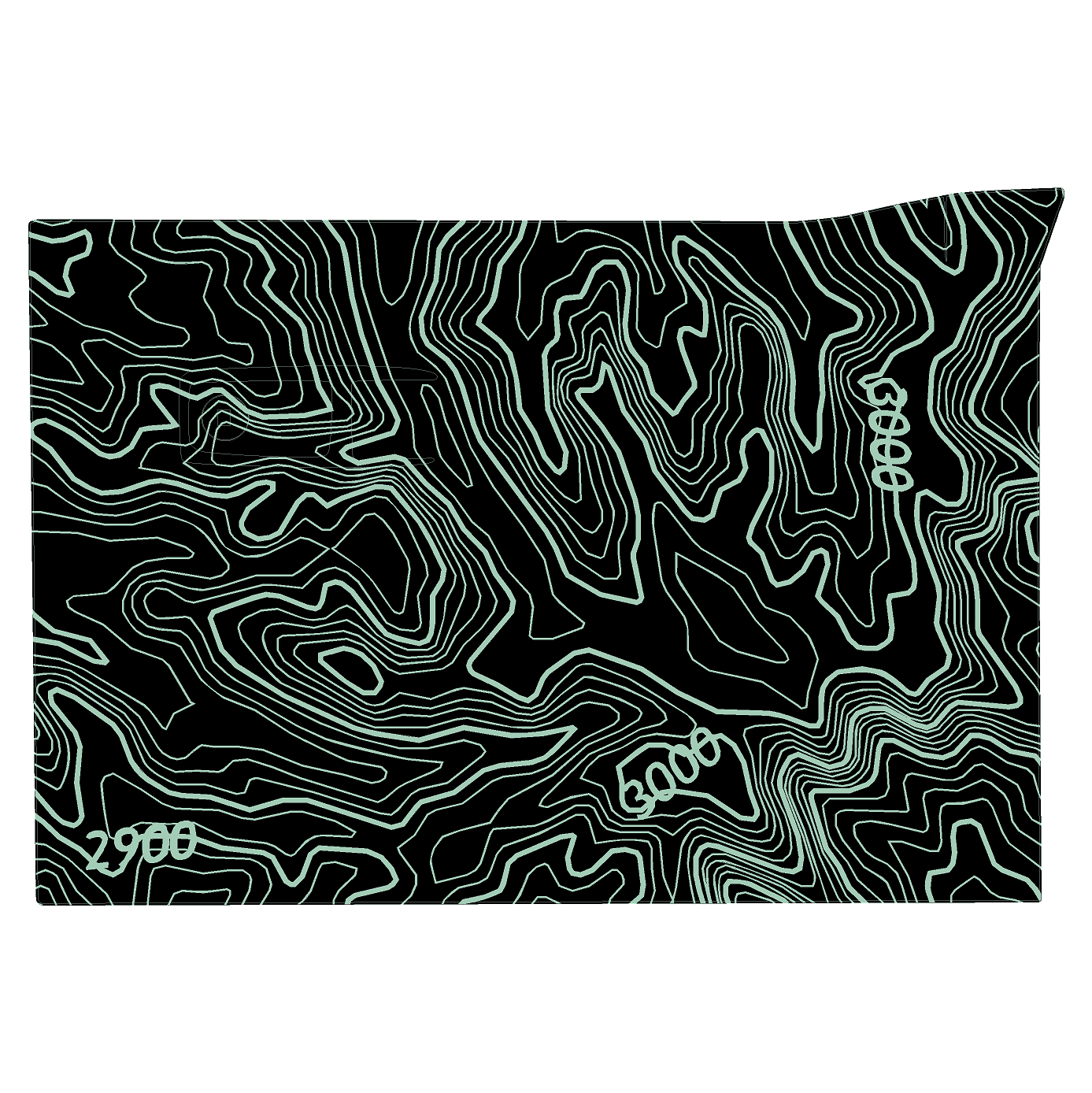 Topo Glovebox Overlay Kit (Printed Series) - 2021+ Bronco - Speedlogix