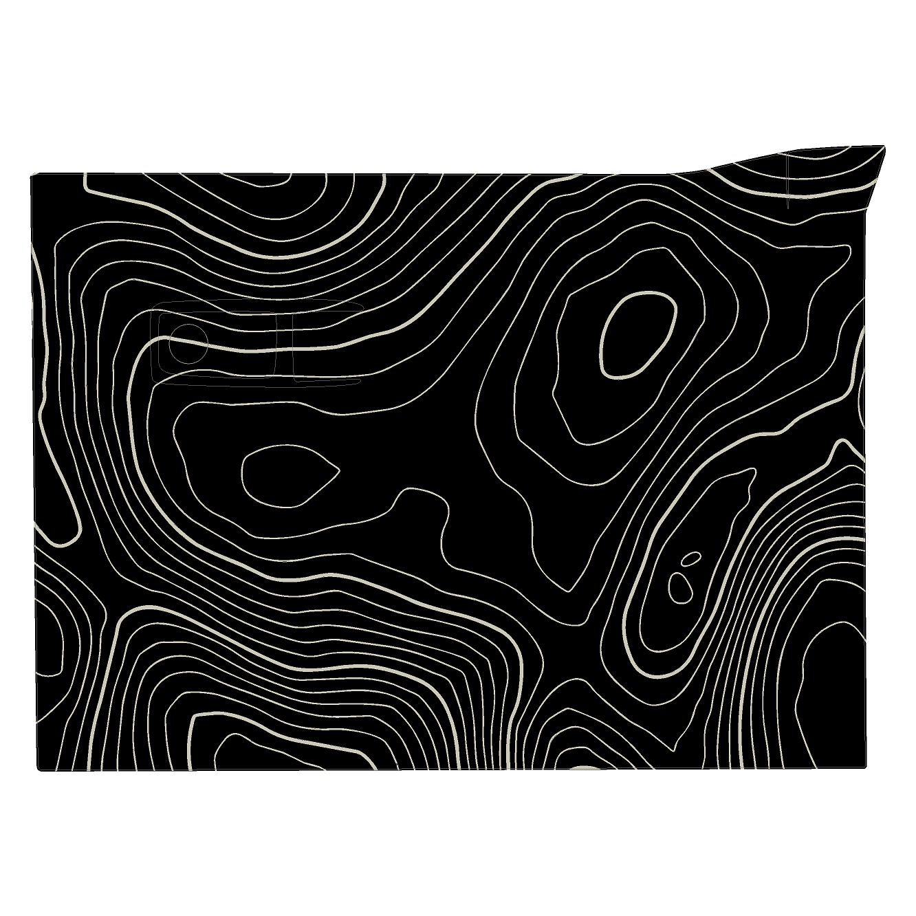 Topo Glovebox Overlay Kit (Printed Series) - 2021+ Bronco - Speedlogix