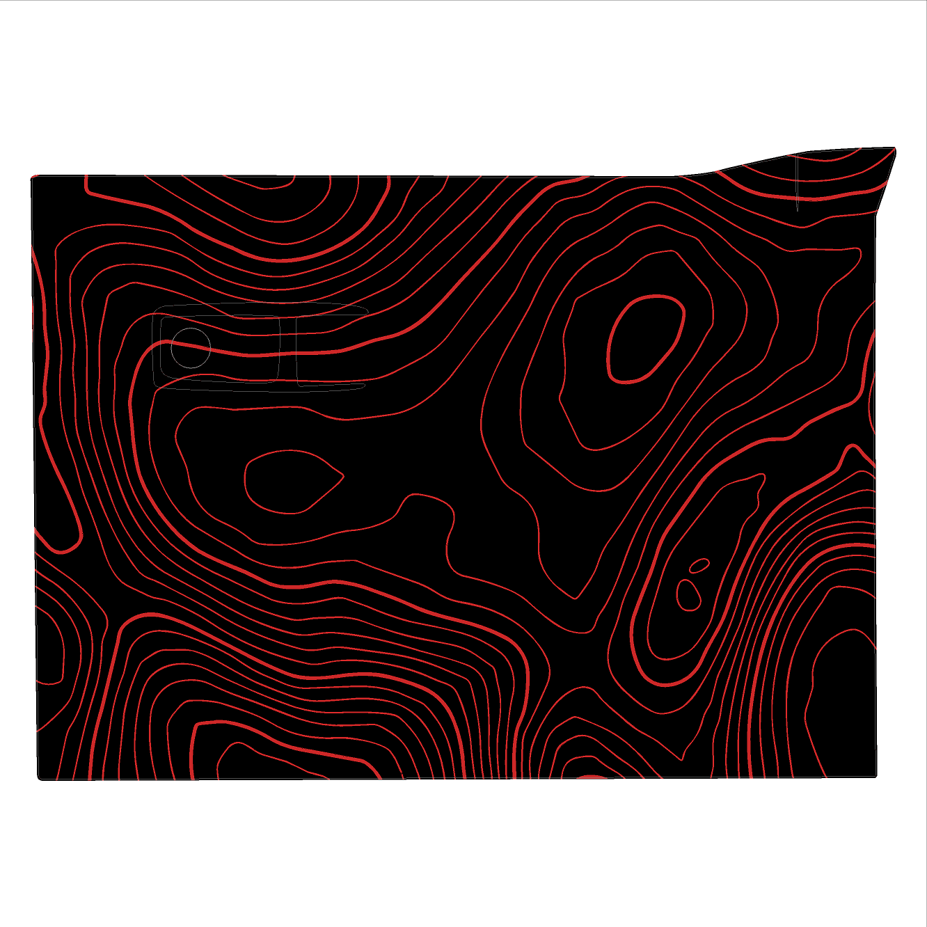 Topo Glovebox Overlay Kit (Printed Series) - 2021+ Bronco - Speedlogix