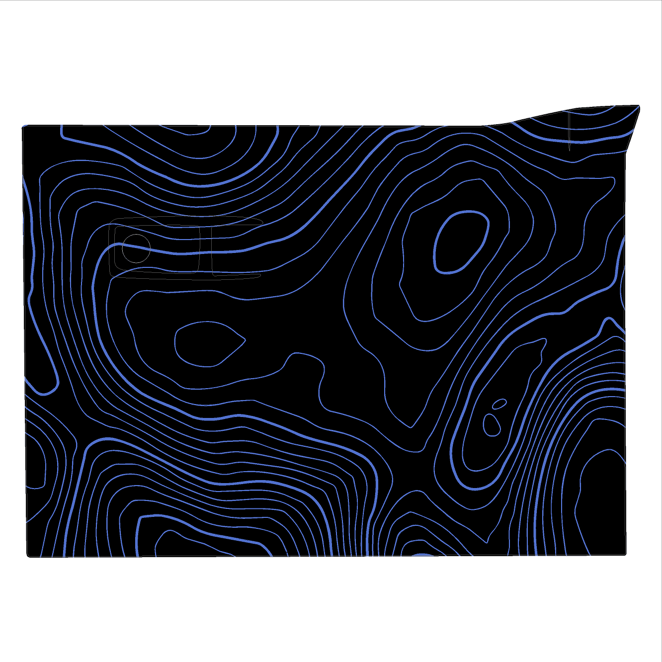 Topo Glovebox Overlay Kit (Printed Series) - 2021+ Bronco - Speedlogix