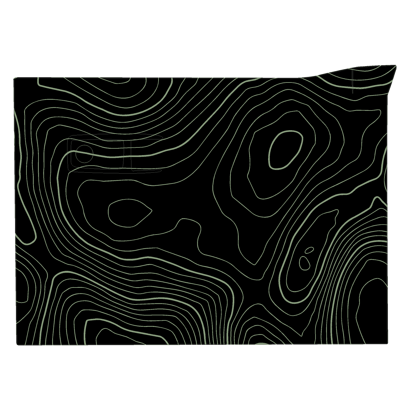 Topo Glovebox Overlay Kit (Printed Series) - 2021+ Bronco - Speedlogix