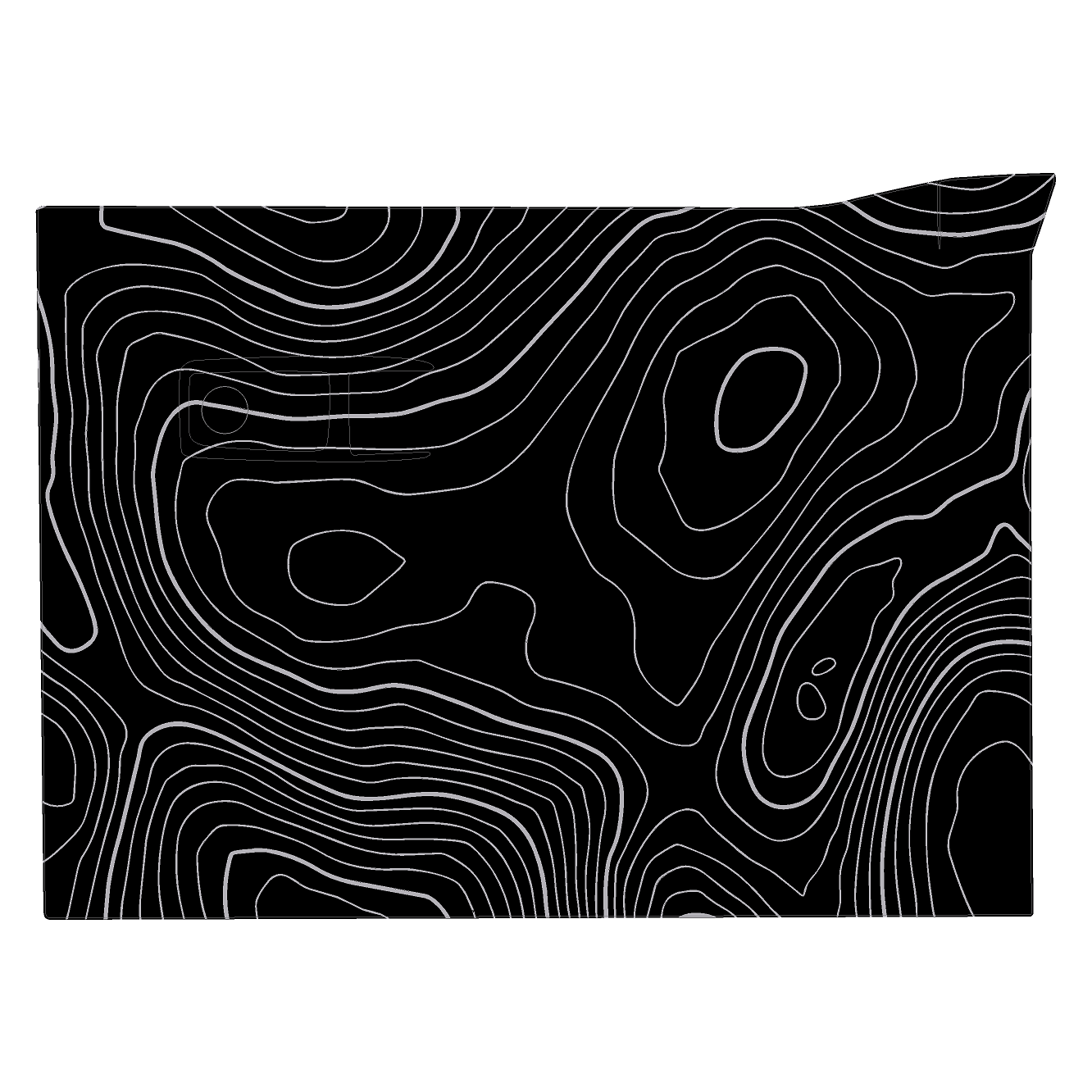 Topo Glovebox Overlay Kit (Printed Series) - 2021+ Bronco - Speedlogix