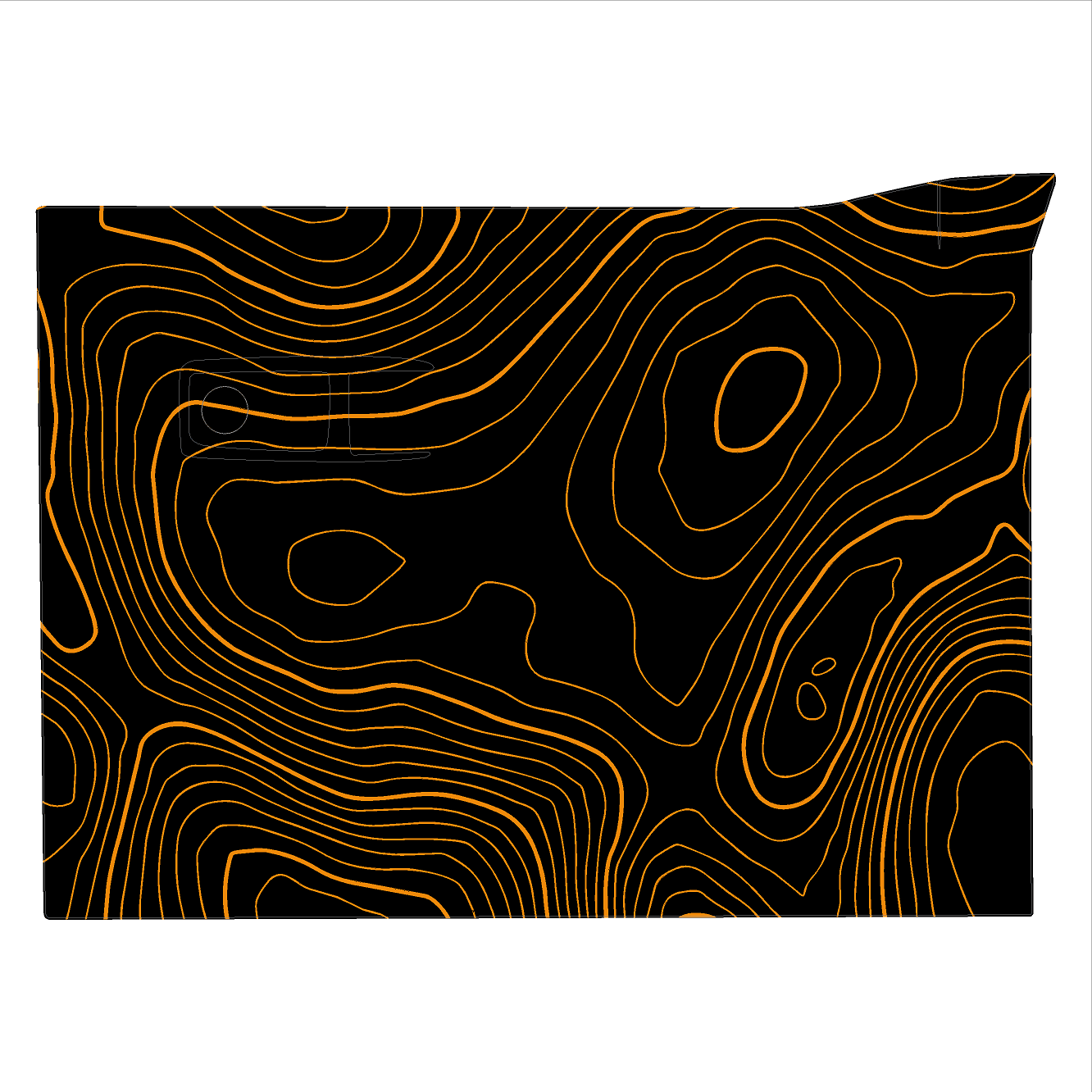 Topo Glovebox Overlay Kit (Printed Series) - 2021+ Bronco - Speedlogix