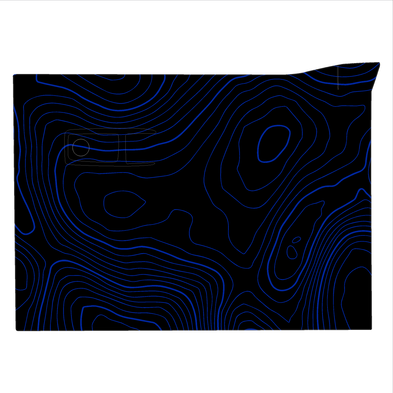 Topo Glovebox Overlay Kit (Printed Series) - 2021+ Bronco - Speedlogix