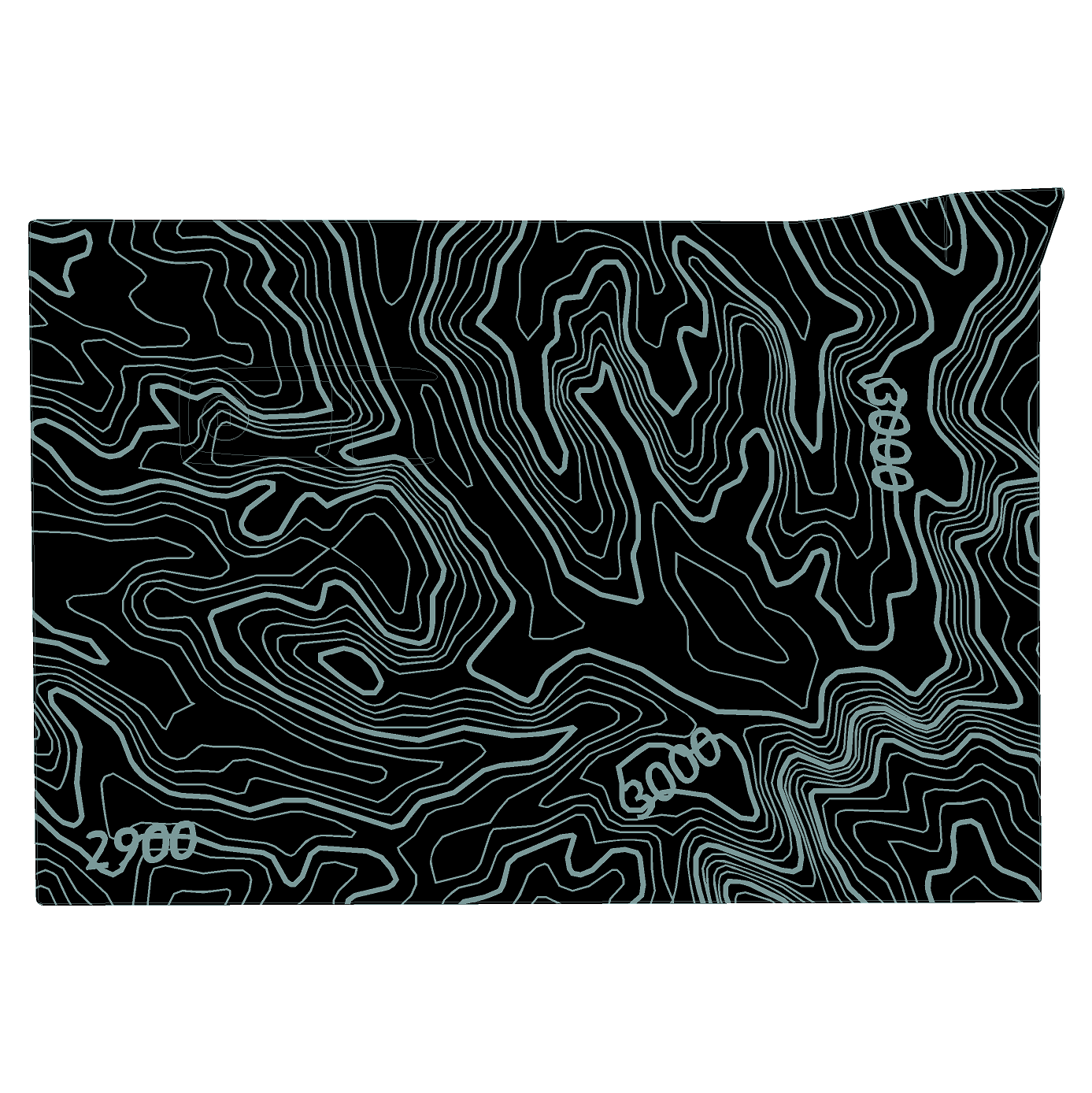 Topo Glovebox Overlay Kit (Printed Series) - 2021+ Bronco - Speedlogix