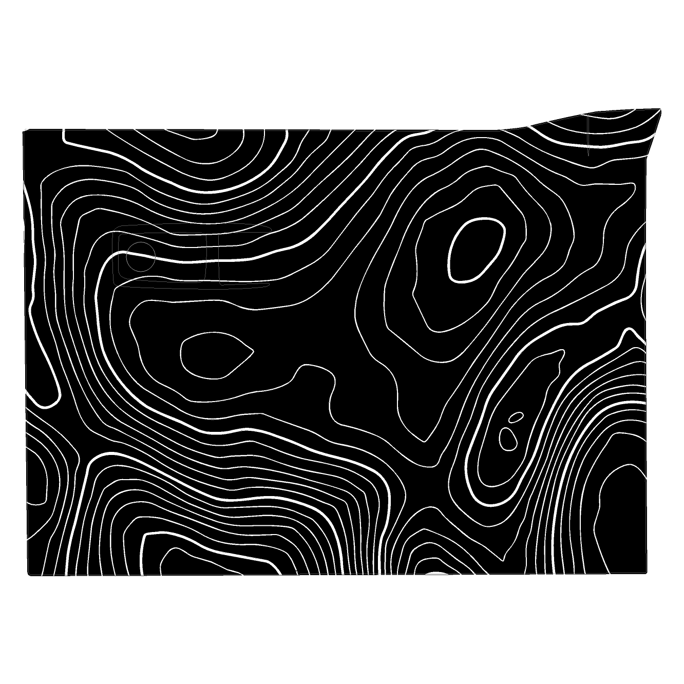 Topo Glovebox Overlay Kit (Printed Series) - 2021+ Bronco - Speedlogix