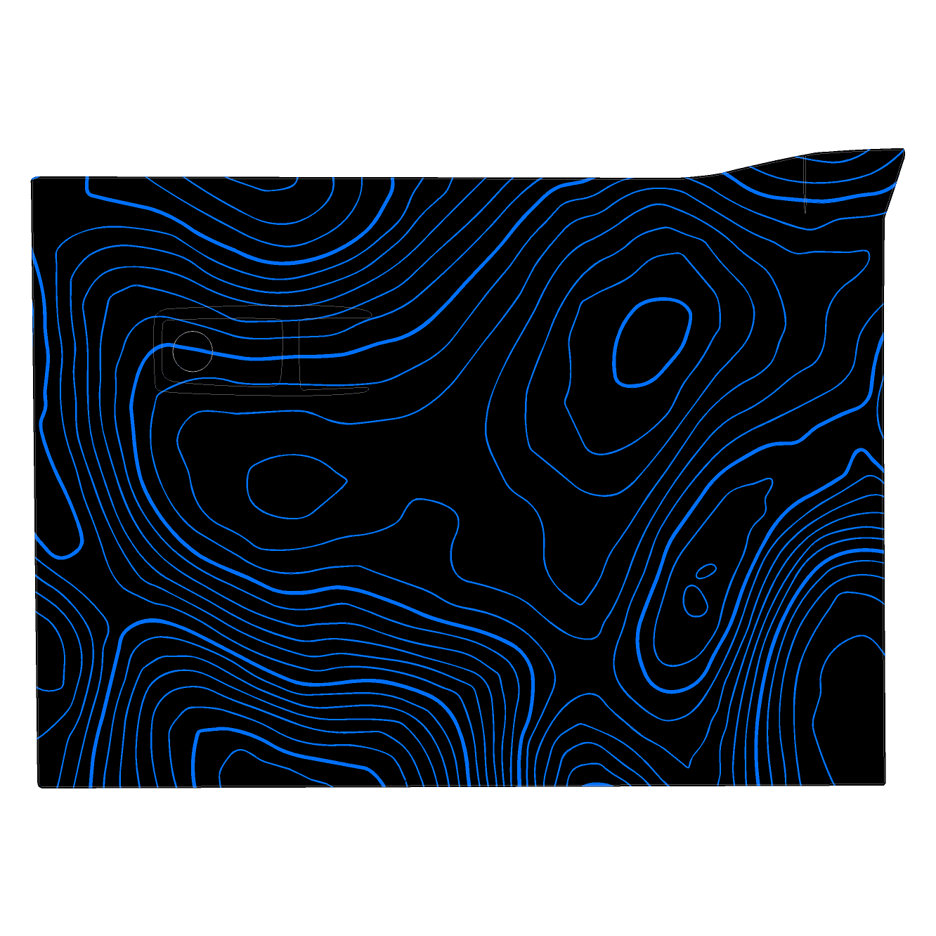 Topo Glovebox Overlay Kit (Printed Series) - 2021+ Bronco - Speedlogix