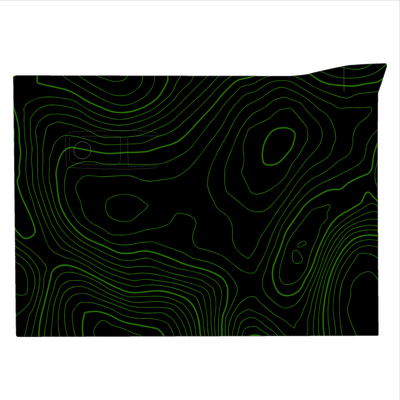 Topo Glovebox Overlay Kit (Printed Series) - 2021+ Bronco - Speedlogix