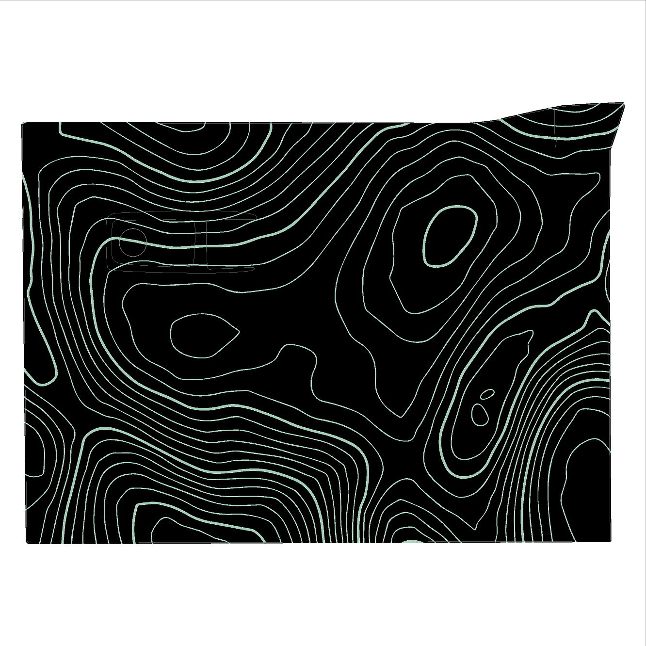 Topo Glovebox Overlay Kit (Printed Series) - 2021+ Bronco - Speedlogix