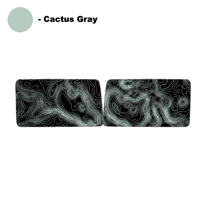 Topo Hardtop Side Window Overlays - 2021+ Bronco 4 Door - Speedlogix