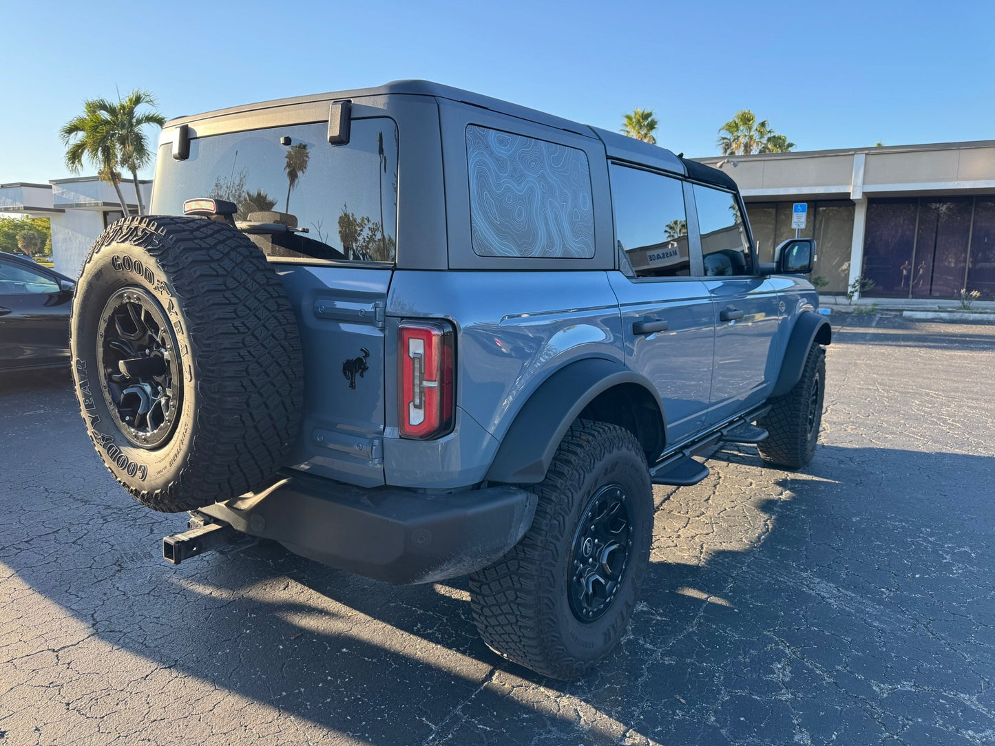 Topo Hardtop Side Window Overlays - 2021+ Bronco 4 Door - Speedlogix