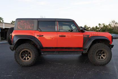 Topo Hardtop Side Window Overlays - 2021+ Bronco 4 Door - Speedlogix