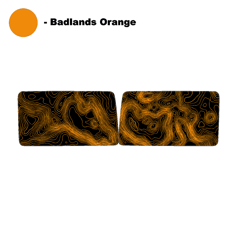 Topo Hardtop Side Window Overlays - 2021+ Bronco 4 Door - Speedlogix