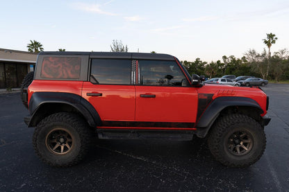 Topo Hardtop Side Window Overlays - 2021+ Bronco 4 Door - Speedlogix