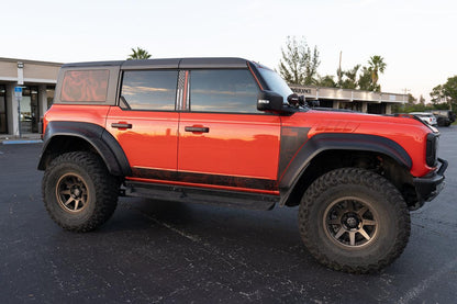 Topo Hardtop Side Window Overlays - 2021+ Bronco 4 Door - Speedlogix