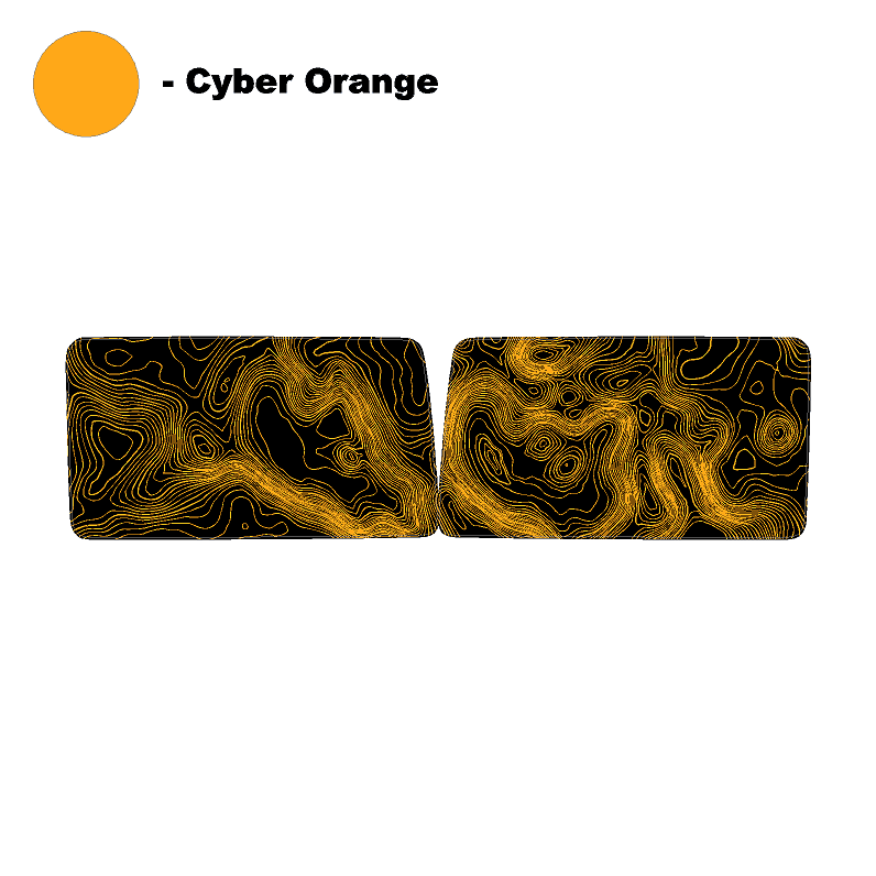 Topo Hardtop Side Window Overlays - 2021+ Bronco 4 Door - Speedlogix