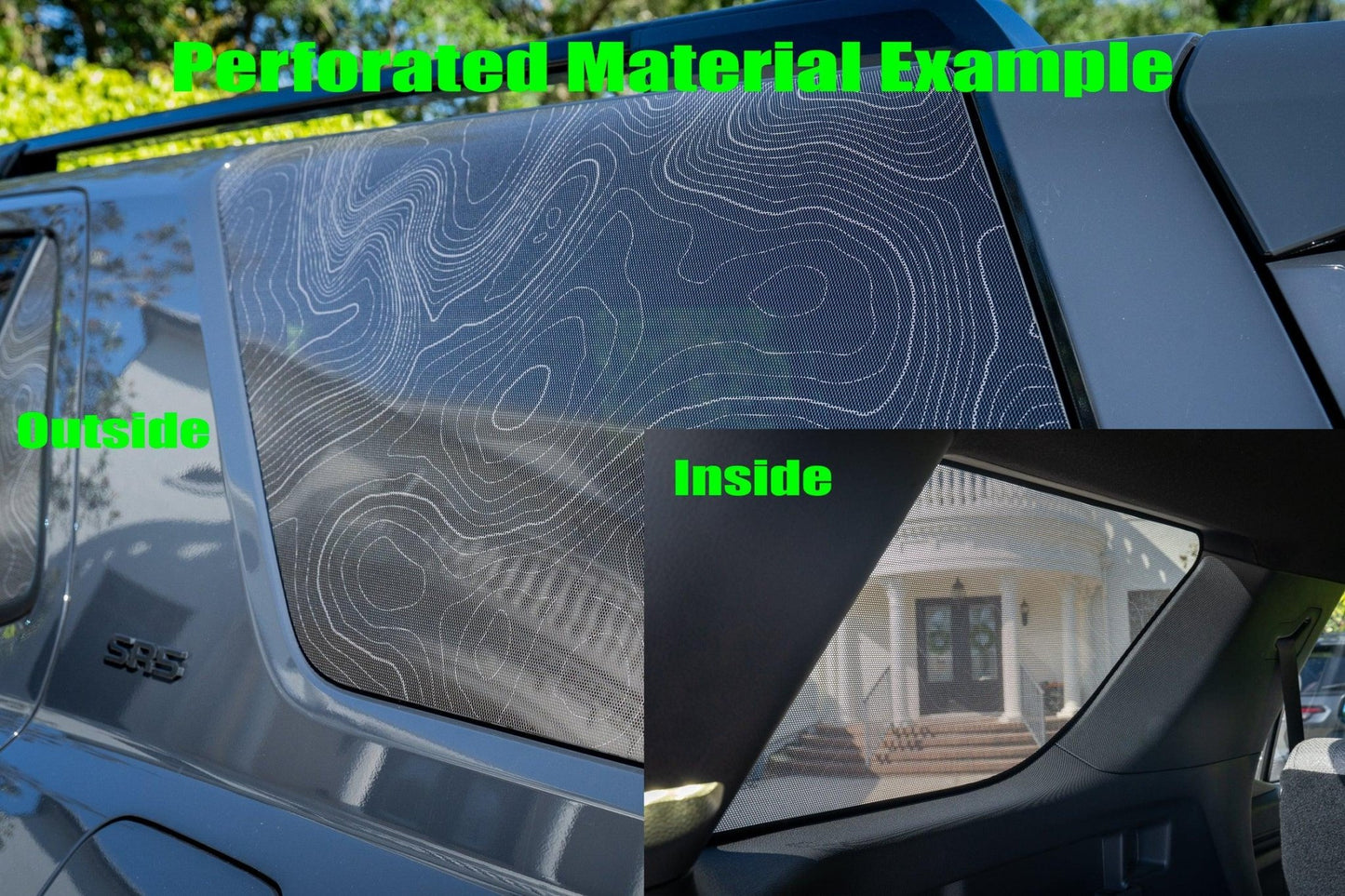 Topo Hardtop Side Window Overlays - 2021+ Bronco 4 Door - Speedlogix