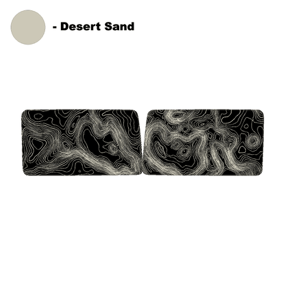 Topo Hardtop Side Window Overlays - 2021+ Bronco 4 Door - Speedlogix