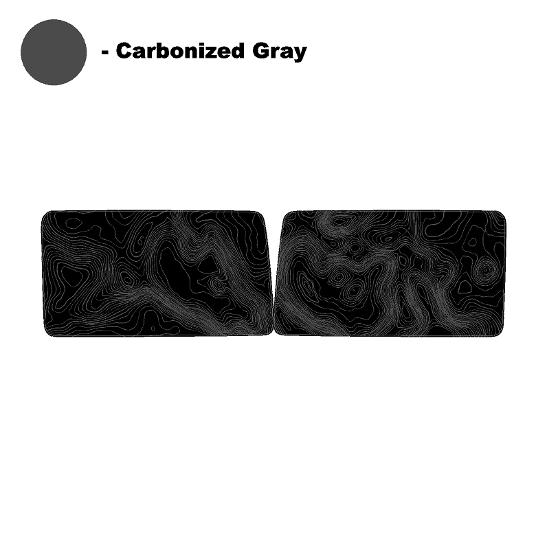 Topo Hardtop Side Window Overlays - 2021+ Bronco 4 Door - Speedlogix