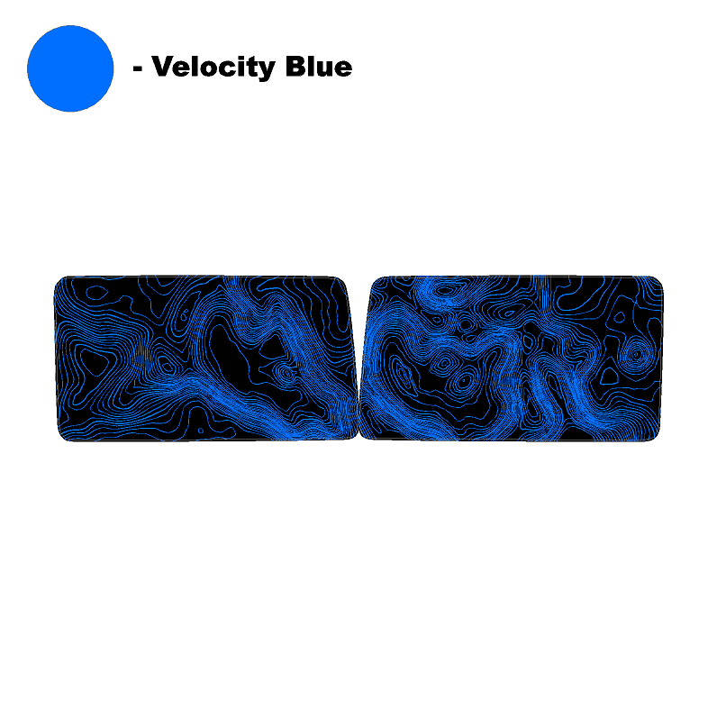 Topo Hardtop Side Window Overlays - 2021+ Bronco 4 Door - Speedlogix